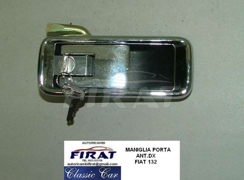 MANIGLIA PORTA + CHIUSURA BAULE FIAT 127 - 128